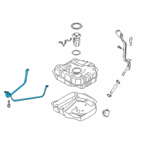 OEM 2018 Ford C-Max Tank Strap Diagram - FV6Z-9092-C