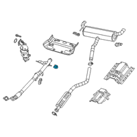 OEM 2015 Chrysler 200 Hanger-Exhaust Diagram - 68233484AA