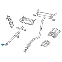 OEM Ram 1500 Gasket-Catalytic Converter Diagram - 68239839AA