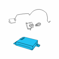 OEM 2008 Dodge Challenger Receiver-Passive Entry Diagram - 5026443AJ