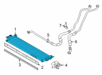 OEM 2021 BMW M4 ENGINE OIL COOLER Diagram - 17-11-8-095-293