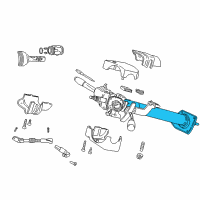 OEM 1997 Dodge Dakota Column Steering Diagram - 4874451AB