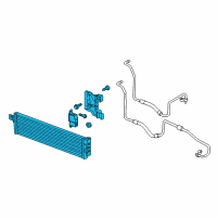 OEM Buick Envision Oil Cooler Diagram - 84023042