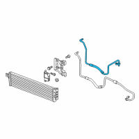 OEM 2017 Buick Envision Inlet Hose Diagram - 23249577