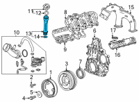 OEM 2021 GMC Sierra 2500 HD Filler Tube Diagram - 12695942