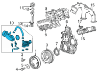 OEM 2020 GMC Sierra 3500 HD Oil/Air Separator Diagram - 12682569