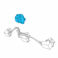 OEM 2007 Dodge Dakota Lamp-License Plate Diagram - 55055292