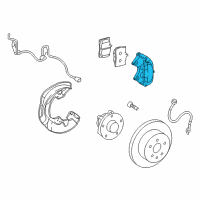 OEM Lexus GS450h Front Passenger Disc Brake Cylinder Assembly Diagram - 47730-30560