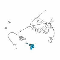 OEM 2000 Nissan Altima Pump-Vacuum Ascd Diagram - 18955-9E000