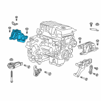 OEM 2016 Chevrolet Malibu Upper Transmission Mount Diagram - 84034273