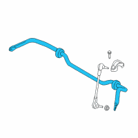 OEM 2019 BMW X2 Anti-Roll Bar, Front Axle Diagram - 31-30-6-888-445