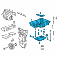 OEM 2014 Buick Regal Oil Pan Diagram - 12633150