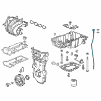 OEM Buick Regal Dipstick Diagram - 12654314