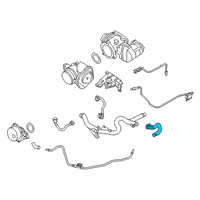 OEM BMW Hose, Heat Exchanger-Return Pipe Diagram - 11-53-7-805-359