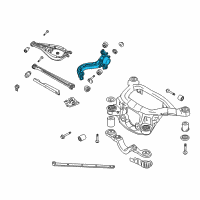 OEM BMW X3 Trailing Arm, Left Diagram - 33-30-3-420-501
