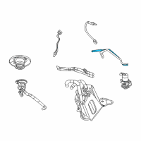 OEM Jeep Liberty Tube-Fuel Vapor Diagram - 52128700AD