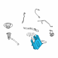 OEM Jeep Liberty CANISTER-Vapor Diagram - 4891562AB