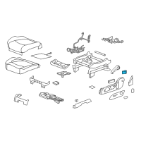 OEM 2016 GMC Acadia Lumbar Switch Diagram - 22891899