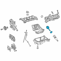 OEM 2018 Infiniti QX30 Oil Filter Body Diagram - 15208-92C0N