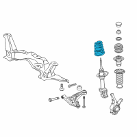 OEM 2017 Toyota Yaris Coil Spring Diagram - 48131-52G52