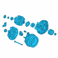 OEM 2017 Honda CR-V Alternator, Reman Diagram - 31100-5X6-J01RM