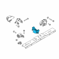 OEM 2017 Ford Expedition Transmission Mount Bolt Diagram - FL1Z-6068-B