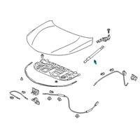 OEM 2010 Honda Element Stud, Ball Diagram - 90109-SWA-A00