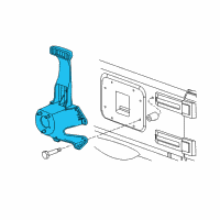 OEM 2009 Jeep Wrangler Bracket-Spare Tire Diagram - 55397217AJ