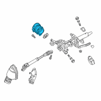 OEM Toyota Motor Diagram - 89650-12J30