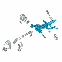 OEM 2020 Toyota Corolla Column Assembly Diagram - 4520A-12190