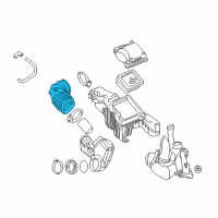 OEM 1995 Pontiac Sunfire Duct-Rear Air Intake Diagram - 24574647