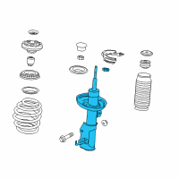 OEM 2010 Buick LaCrosse Front Suspension Strut Kit Diagram - 19210810