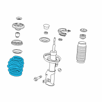 OEM 2014 Buick LaCrosse Front Spring Diagram - 20859335