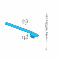 OEM Cadillac Stabilizer Bar Diagram - 15252732