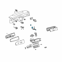 OEM Toyota Camry Lighter Assembly Diagram - 85500-41030