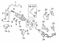 OEM 2018 Ford F-150 Connector Hose Diagram - JL3Z-9Y439-A
