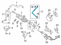 OEM 2021 Ford F-150 EGR Pipe Diagram - JL3Z-9E470-D