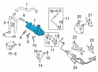 OEM 2021 Ford F-150 EGR Valve Diagram - JL3Z-9U438-C