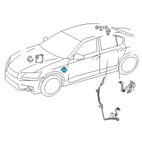 OEM Lexus IS200t Sensor, Acceleration Diagram - 89191-22020