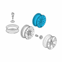 OEM Honda Accord Disk, Aluminum Wheel (18X8J) (Tpms) (Enkei) Diagram - 42700-TE1-A91