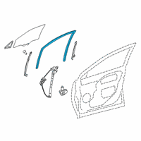 OEM 2019 Toyota RAV4 Run Channel Diagram - 68151-0R061