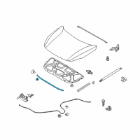 OEM 2007 Hyundai Veracruz Strip Assembly-Hood Seal Diagram - 86435-3J000