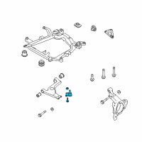 OEM 1998 Cadillac Catera Stud Kit, Front Lower Control Arm Ball Diagram - 90542995