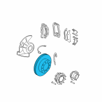 OEM 2007 Ford F-250 Super Duty Rotor Diagram - 5C3Z-1125-CA