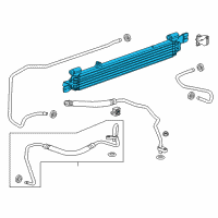 OEM 2013 Cadillac XTS Oil Cooler Diagram - 22747163