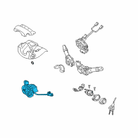 OEM 2014 Hyundai Sonata Body & Switch Assembly-Steering & IGNTION Diagram - 81910-3Q100