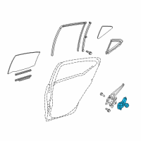 OEM 2016 Toyota Prius C Window Motor Diagram - 85710-52160