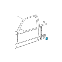 OEM Chevrolet K2500 Body Side Molding Diagram - 15740097