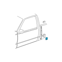 OEM GMC K1500 Body Side Molding Diagram - 15740097