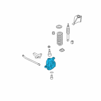 OEM 2006 Ford F-350 Super Duty Knuckle Diagram - 5C3Z-3131-AB